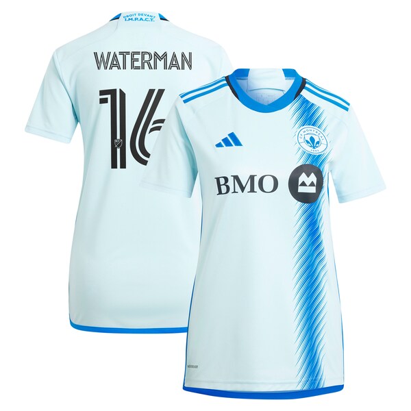 Joel Waterman CF Montreal adidas Women's 2024 La Main Replica Player Jersey?ยจC Light Blue