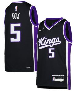 De'Aaron Fox Sacramento Kings Nike Youth Swingman Jersey - Icon Edition - Purple
