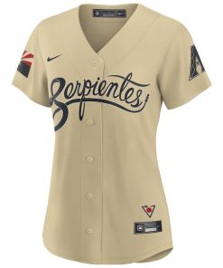 Arizona Diamondbacks Nike Women's City Connect Custom Replica Player Jersey - Sand