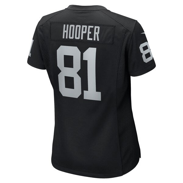 Austin Hooper Las Vegas Raiders Nike Women's Team Game Jersey - Black - Image 3