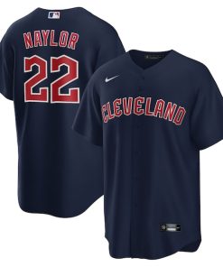 Alternative view of Josh Naylor Cleveland Guardians Nike Alternate Replica Jersey - Navy/White