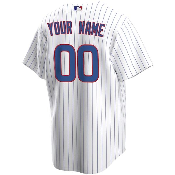 Chicago Cubs Nike Youth Home Replica Custom Jersey - White - Image 3