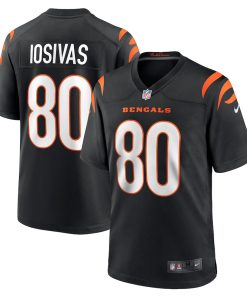 Andrei Iosivas Cincinnati Bengals Nike Team Game Jersey -  Black