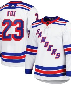 Adam Fox New York Rangers adidas Home Primegreen Authentic Player Jersey - White
