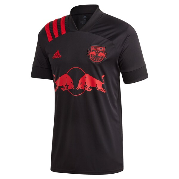 Daniel Royer New York Red Bulls adidas 2020 Dark Mode Replica Jersey - Black - Image 2