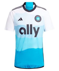 Alternative view of Tim Ream Charlotte FC adidas 2024 The Carolina Kit: Explore Replica Player Jersey - Blue
