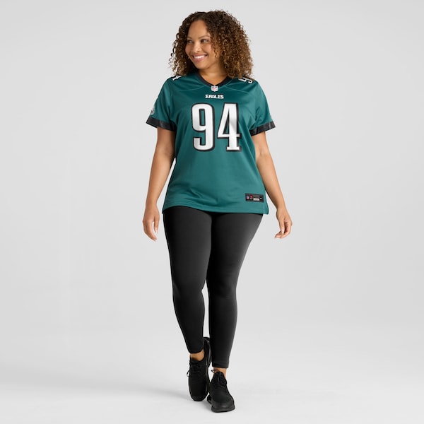 Byron Young Philadelphia Eagles Nike Women's Team Game Jersey - Midnight Green - Image 6