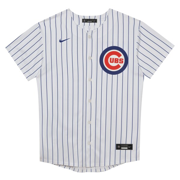 Chicago Cubs Preschool Home Blank Replica Jersey - White - Image 2