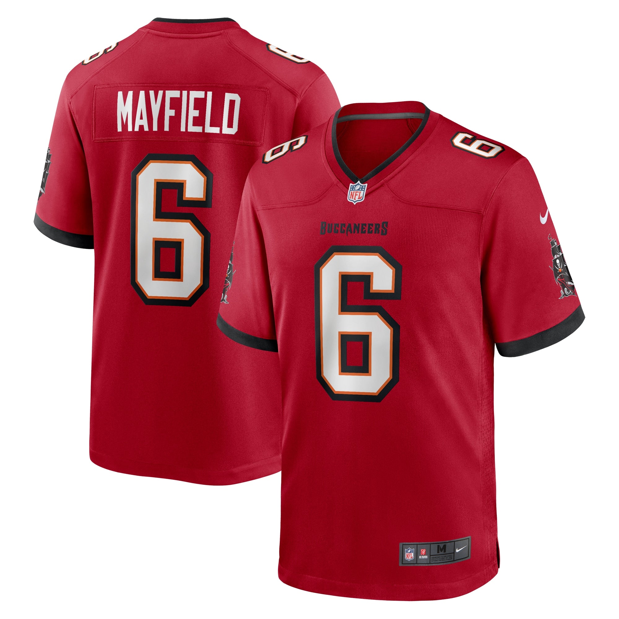Baker Mayfield '76 Tampa Bay Buccaneers Nike Player Game Jersey - White/Red/Orange - Image 5