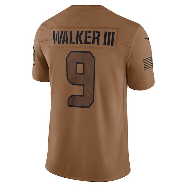 Kenneth Walker III Seattle Seahawks Nike 2023 Salute To Service Limited Jersey - Brown - Image 3