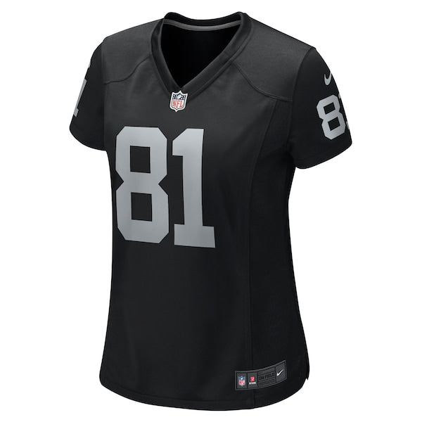 Austin Hooper Las Vegas Raiders Nike Women's Team Game Jersey - Black - Image 2