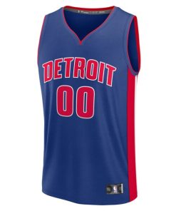 Alternative view of Ron Holland II Detroit Pistons  Fast Break Replica Player Jersey - Icon Edition - Blue