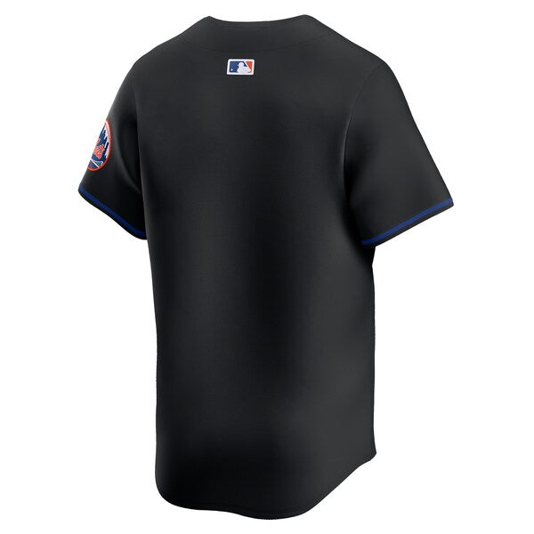 New York Mets Nike Alternate Limited Jersey?ยจC Black - Image 3