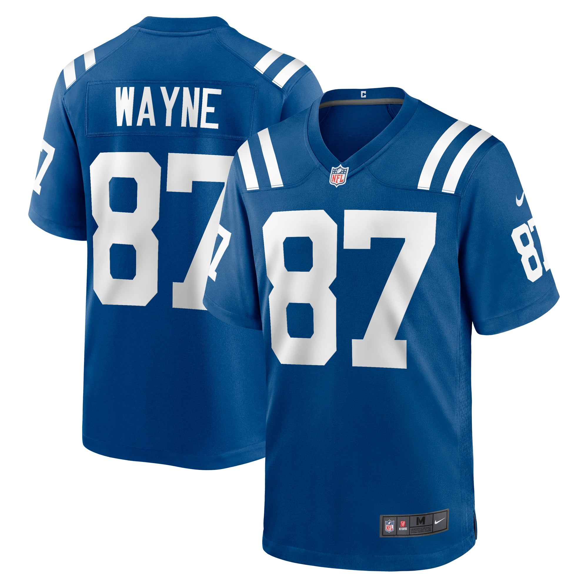 Reggie Wayne Indianapolis Colts Nike Indiana Nights Alternate Game Jersey - Royal/Royal - Image 6
