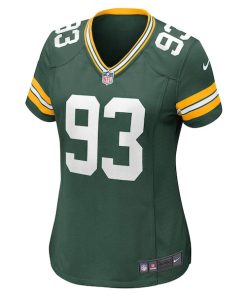 Alternative view of T.J. Slaton Green Bay Packers Nike Women's Game Jersey - Green