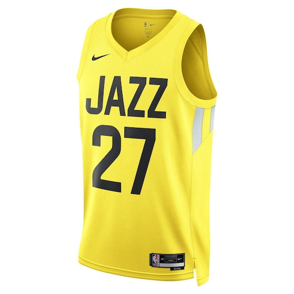 Rudy Gobert Utah Jazz Nike Unisex Swingman Jersey - Icon Edition - Gold - Image 2