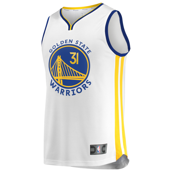 Seth Curry Golden State Warriors Fast Break Replica Jersey - White - Association Edition - Image 2