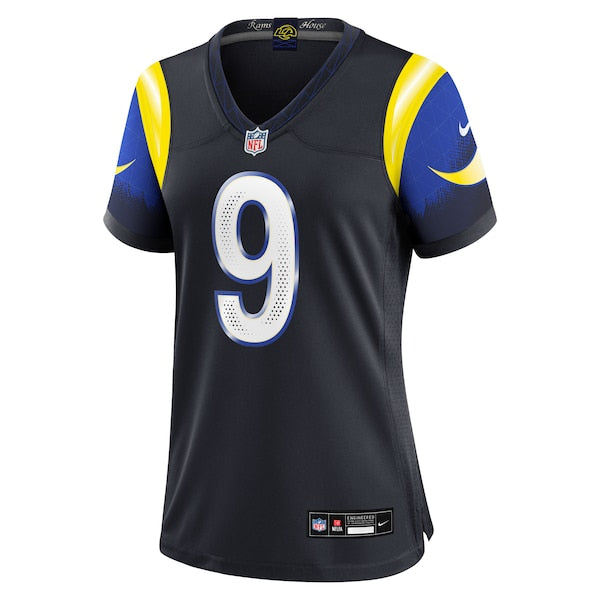Matthew Stafford Los Angeles Rams Nike Women's 2025 Rivalries Collection Game Jersey - Midnight Blue - Image 2