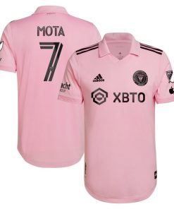 Jean Mota Inter Miami CF adidas 2022 The Heart Beat Kit Authentic Player Jersey - Pink