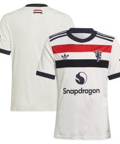Manchester United adidas Originals Youth 2024/25 Third Replica Jersey - Cream