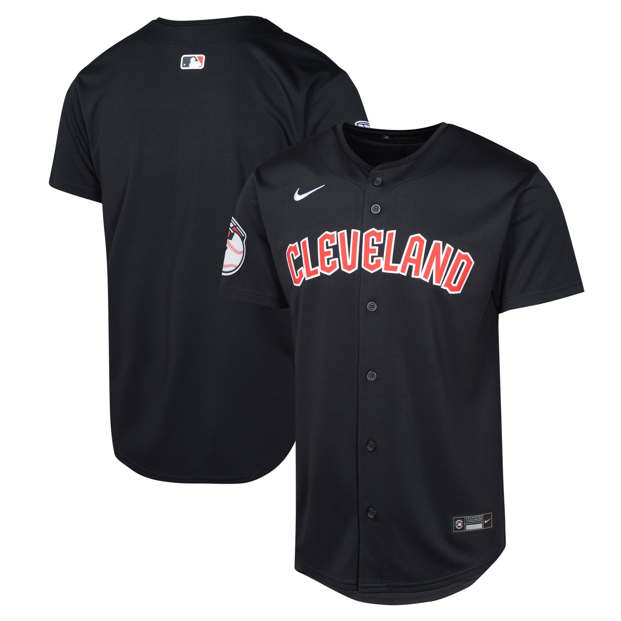 Cleveland Guardians Youth Alternate 2 Limited Jersey - Red/Cobalt - Image 5