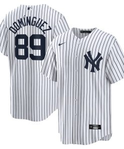 Jasson Dominguez New York Yankees Nike Home Official Replica Player Jersey - White