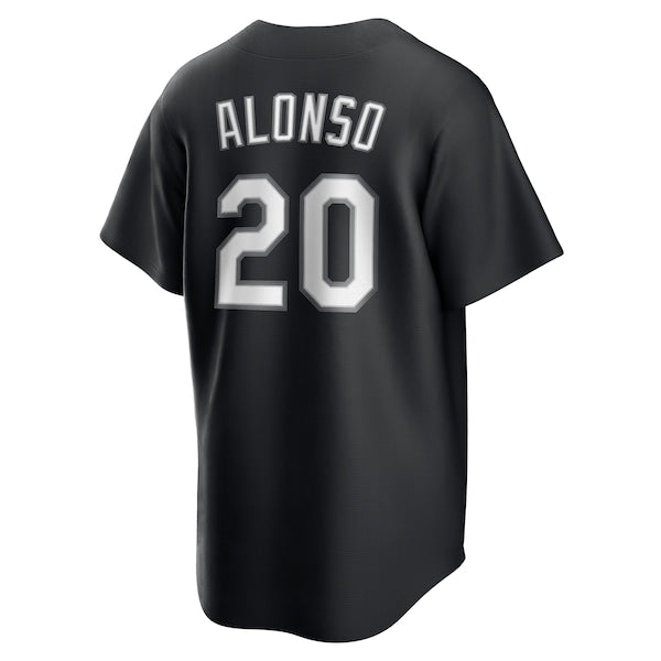 Pete Alonso New York Mets Nike Replica Player Jersey - Black - Image 3