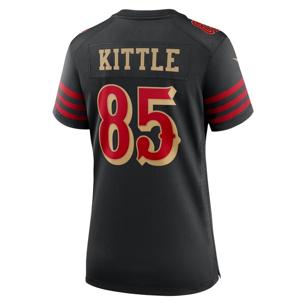 George Kittle San Francisco 49ers Nike Women's 2025 Rivalries Collection Game Jersey - Black - Image 3