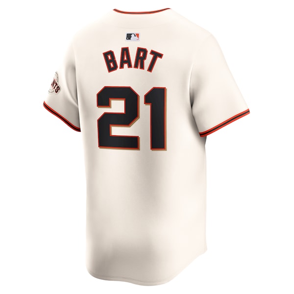 Joey Bart San Francisco Giants Nike Home Limited Player Jersey - Cream - Image 3