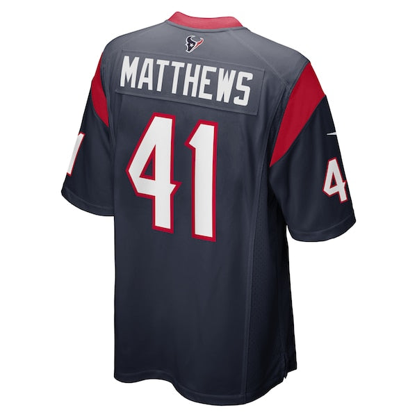 Jesse Matthews Houston Texans Nike Team Game Jersey - Navy - Image 3