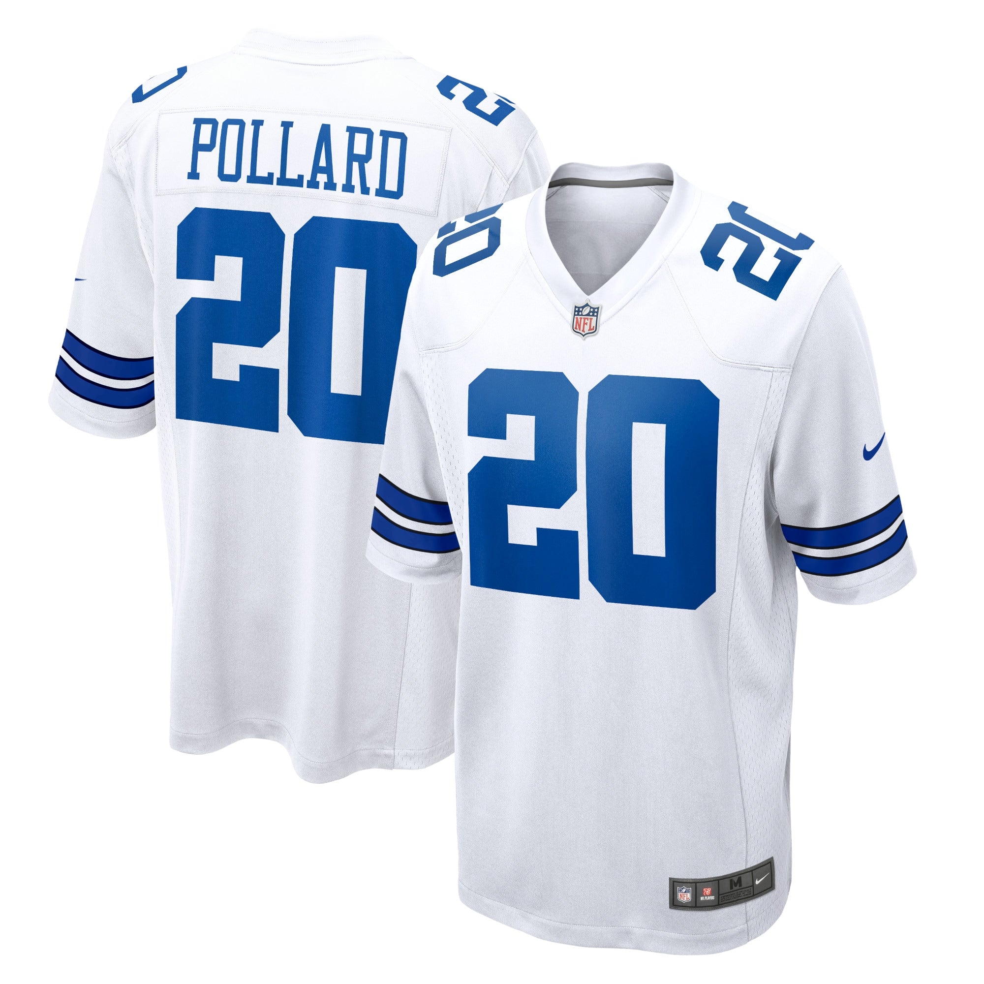 Tony Pollard Dallas Cowboys Nike Game Player Jersey - Navy/White - Image 5