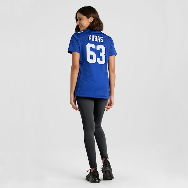 Jake Kubas New York Giants Nike Women's Game Jersey - Royal - Image 5