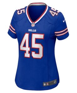 Alternative view of Deion Jones Buffalo Bills Nike Women's Game Jersey -  Royal