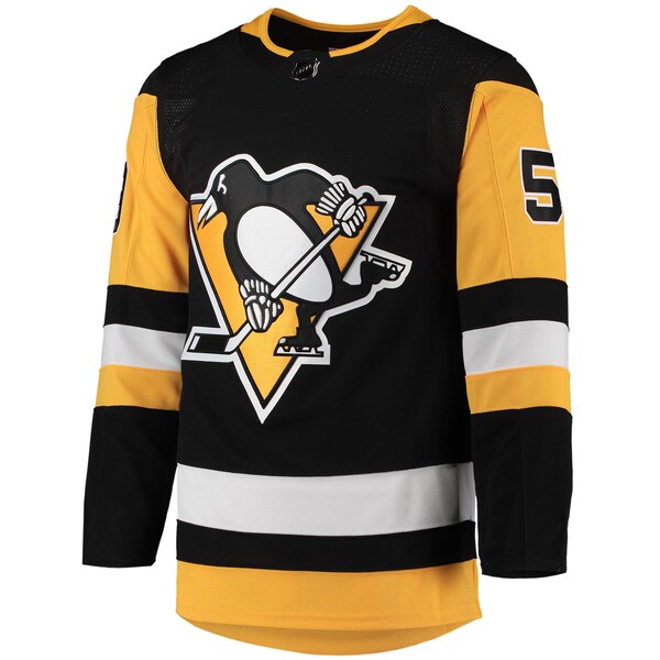 Jake Guentzel Pittsburgh Penguins adidas Home Primegreen Authentic Player Jersey - Black - Image 2