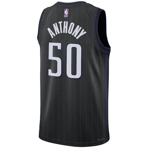Cole Anthony Orlando Magic Nike Unisex 2022/23 Swingman Jersey - City Edition - Black - Image 3