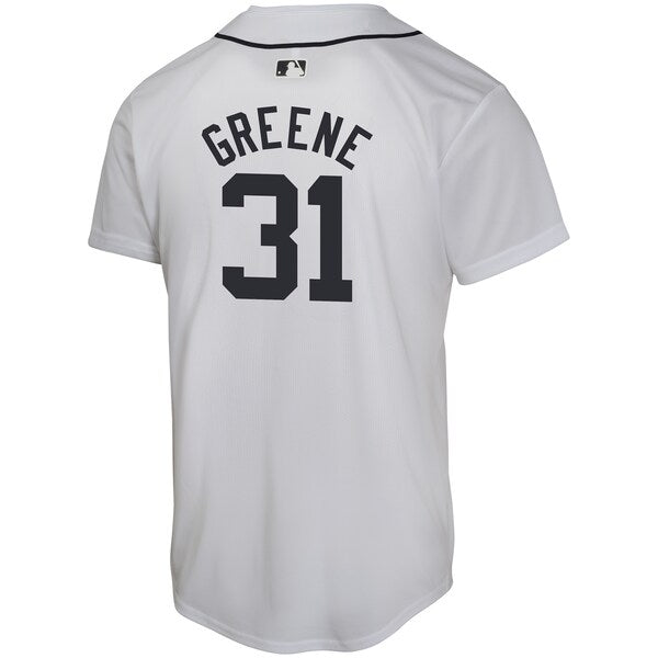 Riley Greene Detroit Tigers Nike Youth Home Game Player Jersey - White - Image 3