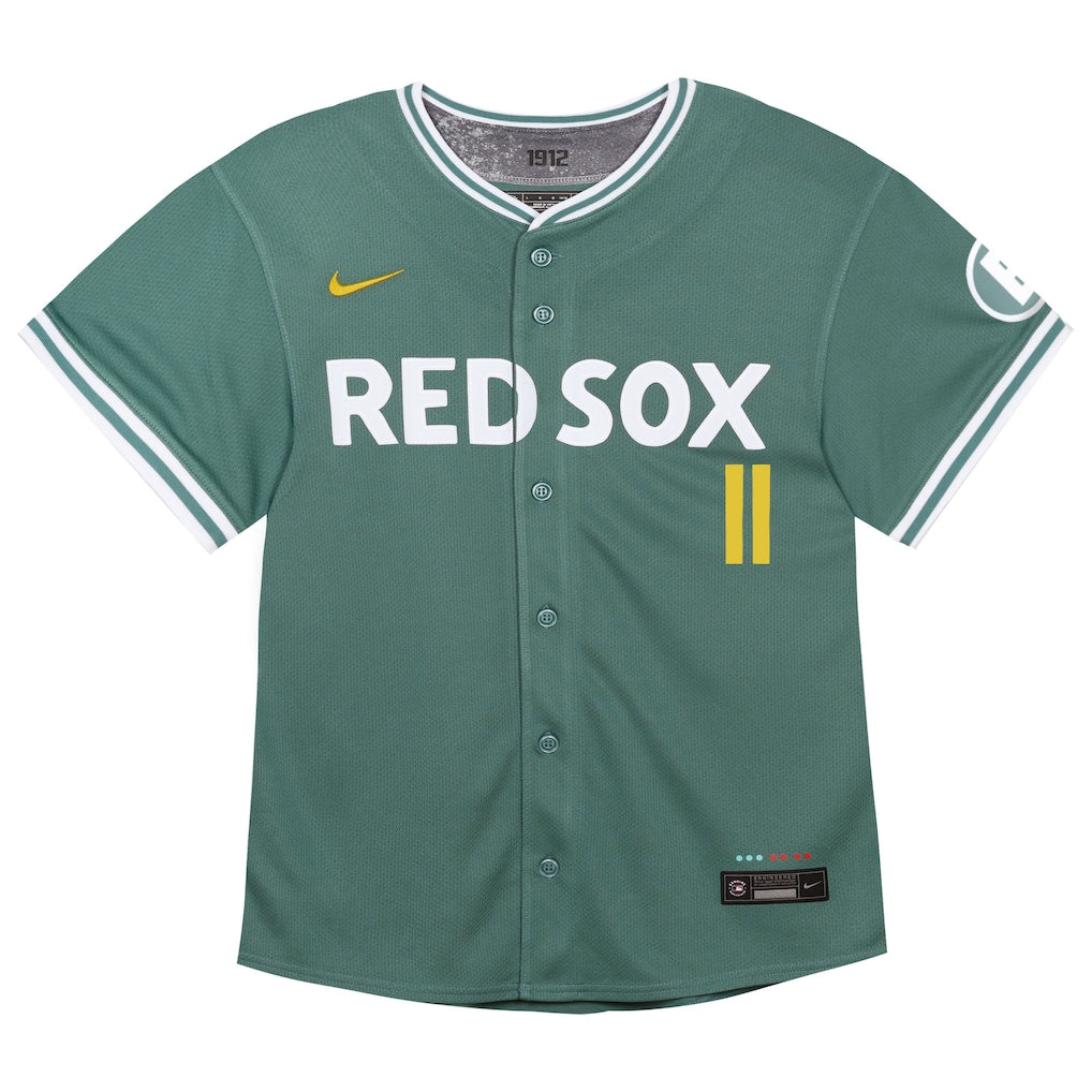 Rafael Devers Boston Red Sox Nike Toddler 2025 City Connect Limited Jersey - Green - Image 2