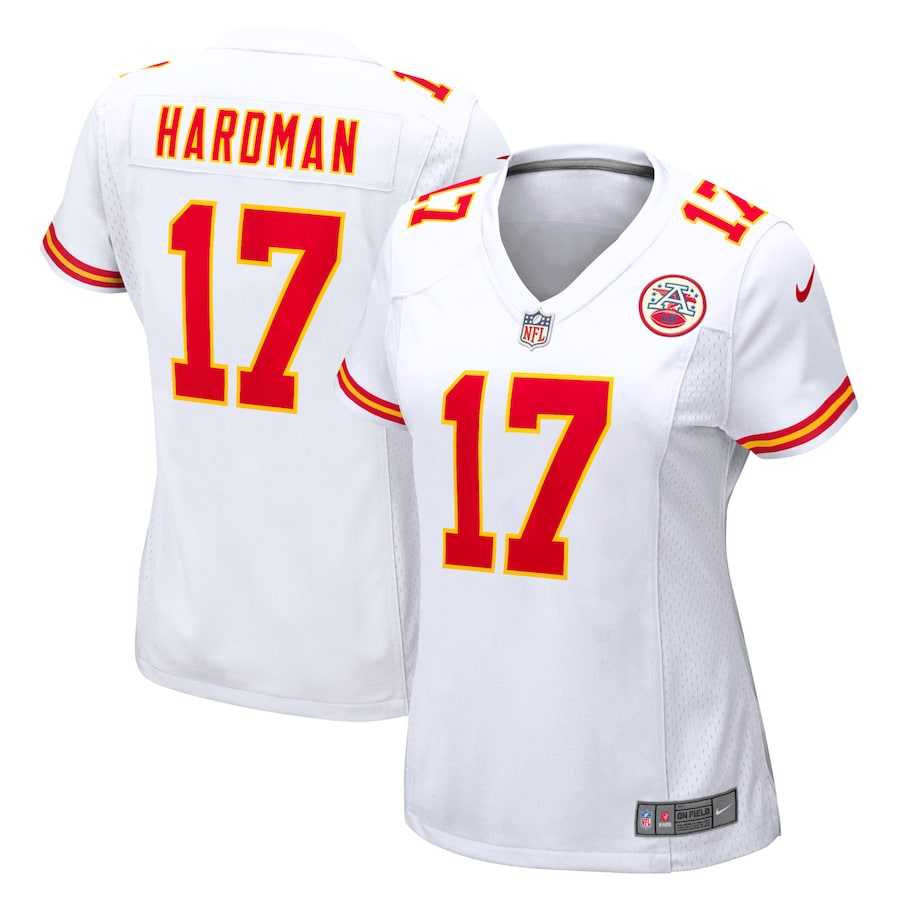Mecole Hardman Kansas City Chiefs Nike Women's Game Jersey - White