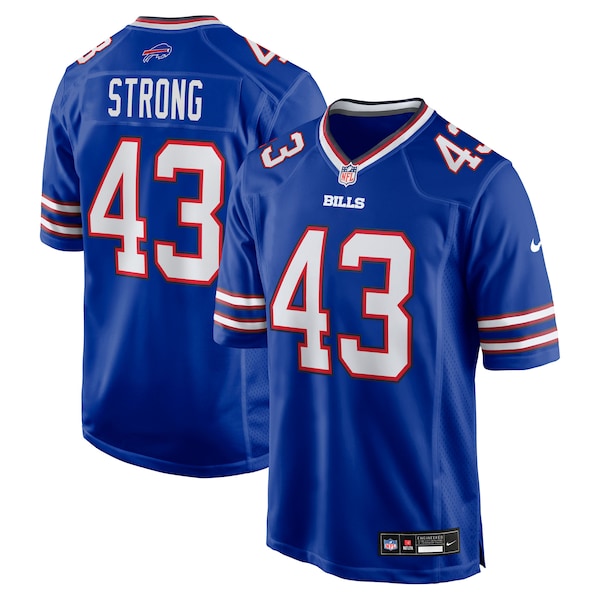 Dorian Strong Buffalo Bills Nike Team Game Jersey - Royal - Image 2