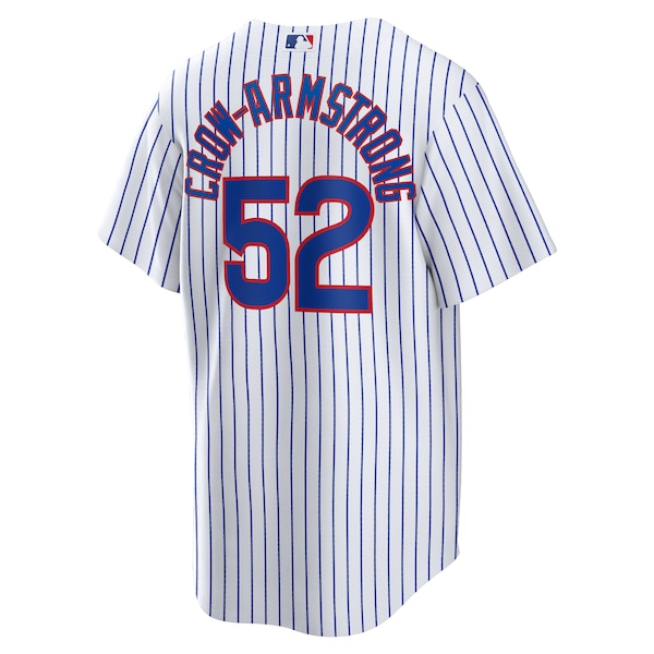 Pete Crow-Armstrong Chicago Cubs Nike Home Replica Player Jersey - White - Image 3