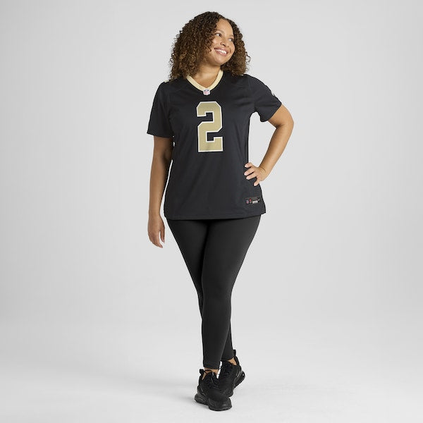 Spencer Rattler New Orleans Saints Nike Women's Team Game Jersey - Black - Image 6