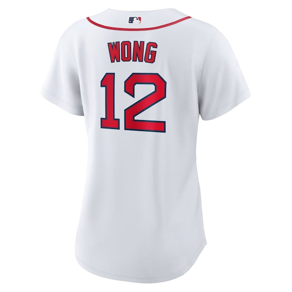 Connor Wong Boston Red Sox Nike Women's Home Replica Jersey - White - Image 3