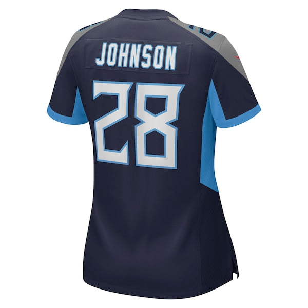 Chris Johnson Tennessee Titans Women's Nike Retired Player Game Jersey - Navy - Image 3