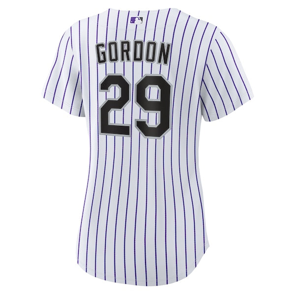 Tanner Gordon Colorado Rockies Nike Women's Home Replica Jersey - White - Image 3