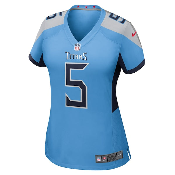 Elic Ayomanor Tennessee Titans Nike Women's Team Game Jersey - Light Blue - Image 2