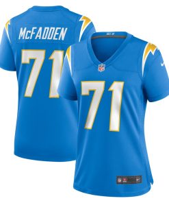 Jordan McFadden Los Angeles Chargers Nike Women's Team Game Jersey - Powder Blue