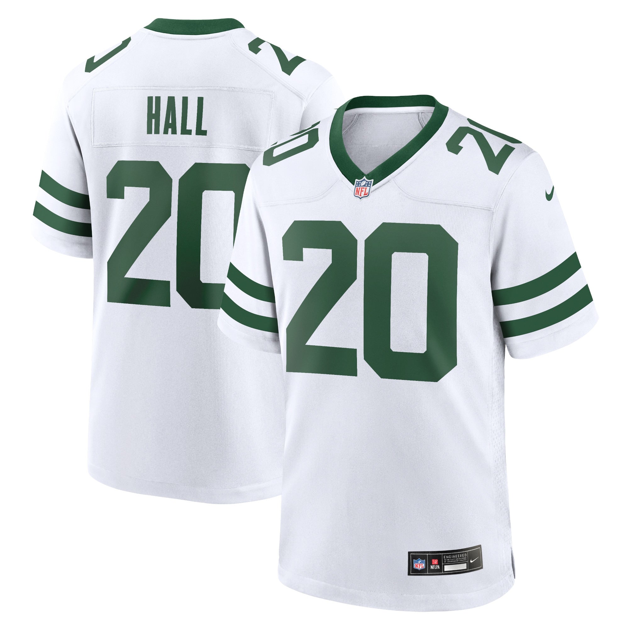Breece Hall New York Jets Nike Player Game Jersey - Green/White - Image 6