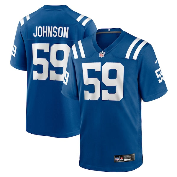 Buddy Johnson Indianapolis Colts Nike Team Game Jersey - Royal