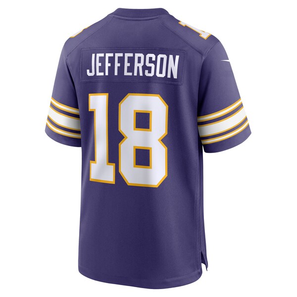 Justin Jefferson Minnesota Vikings Nike Classic Player Game Jersey - Purple - Image 3