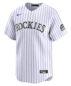 Alternative view of Colorado Rockies Nike Youth Home Limited Jersey - White